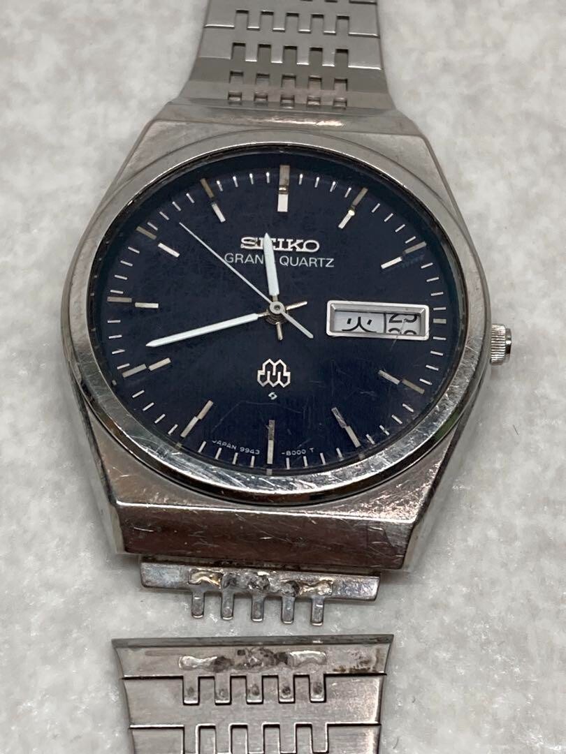 SEIKO Grand Quartz Rare Blue Dial 9943-800A | eBay