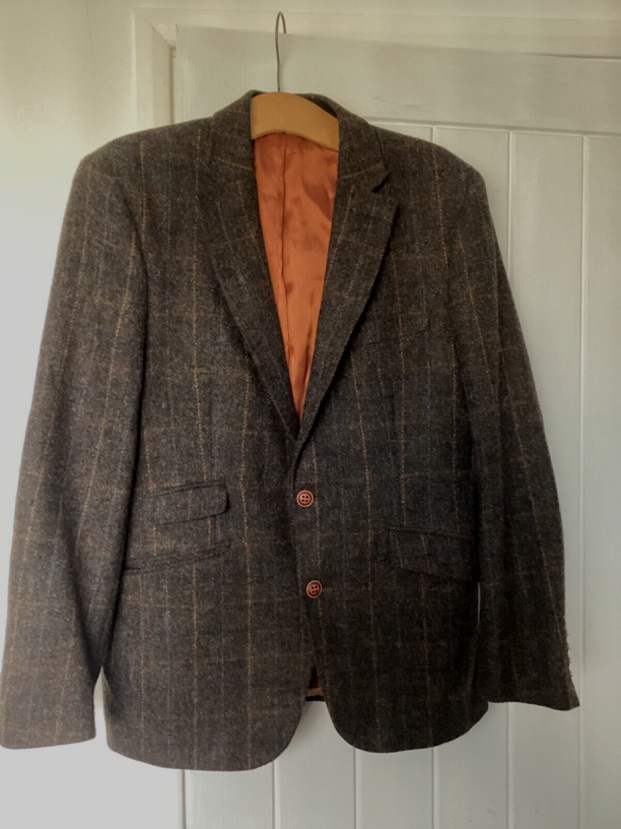 Moon , Shetland, Heritage, Tweed Wool Jacket, Tapered, Woven in 