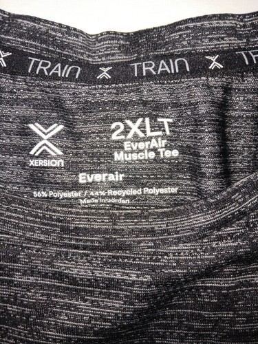 Train X Xersion Everair Muscle TEE grey 2XLT - Picture 2 of 11