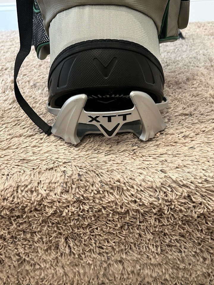 New Callaway XTT Heineken Light Green Stand/Carry Golf Bag 7 Way White