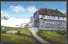 DR  ca. 1905 farbige Postkarte Motiv - Krefelder Hütte Kitzsteinhorn -, ungebr.