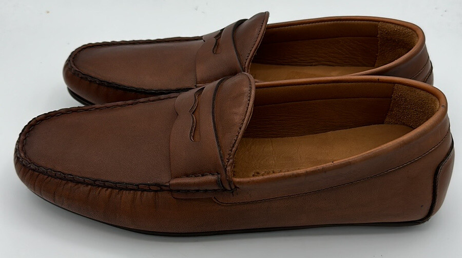 Allen Edmonds Super Sport Moc Toe Penny Loafer Datk Chili Leather Size 8.5 NWOB Allen Edmonds Super Sport Moc Toe Penny Loafer Datk Chili  main image 3