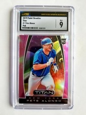 2019 PANINI TITAN PINK PRIZM PETE ALONSO RC! 1/25! CSG 9! 1/1! FIRST ONE!