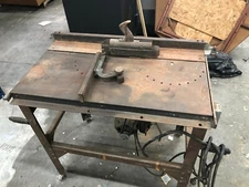 Vintage Craftsman Table Saw setup  103.2501 series. ROLLER TABLE SAW