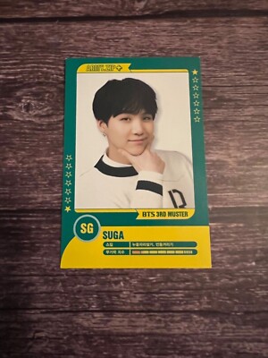 BTS ユンギ SUGA 3rd muster army zip DVDトレカ bts 防弾少年団