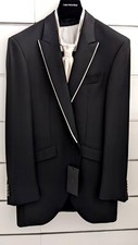Abito Uomo Nero Elegante Vestito Cerimonia Sposo Carlo Pignatelli Wedding Tight