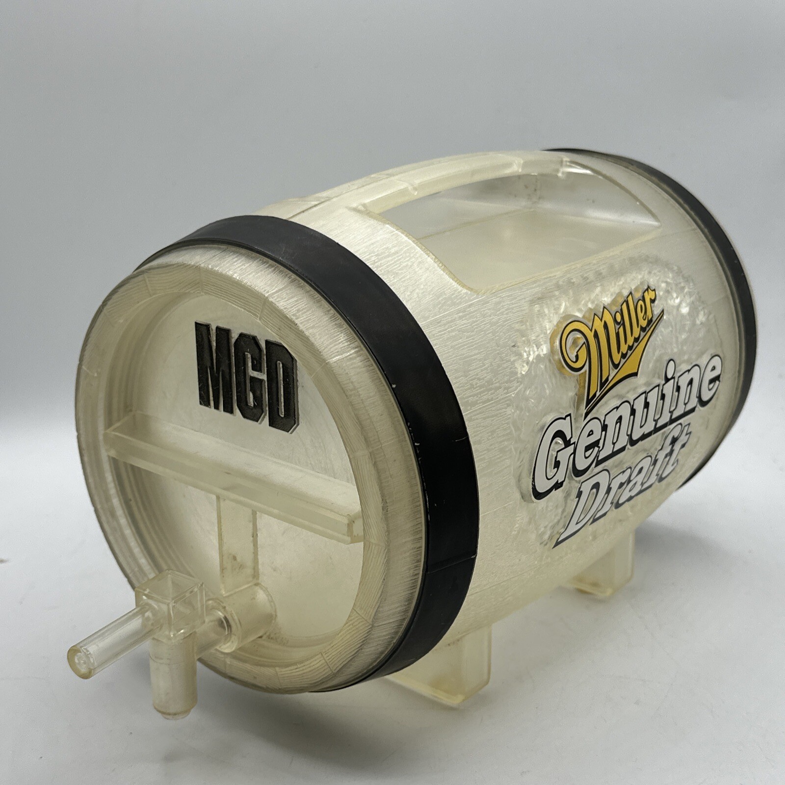Miller Genuine Draft Beer MGD Mini Plastic, Portable Keg W/Tap Tavern Barrel eBay