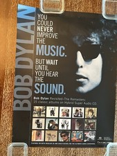 Sony Music Bob Dylan Unused Vintage Iconic 24X18 Promotional Uncirculated Poster