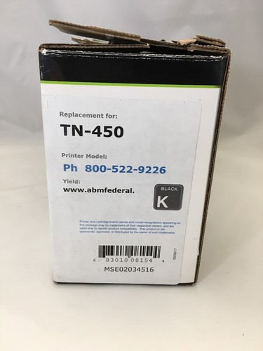 MSE MSE02034516 Remanufactured High Yield Toner Cartridge -Brother TN450-Open Bx - Picture 5 of 6