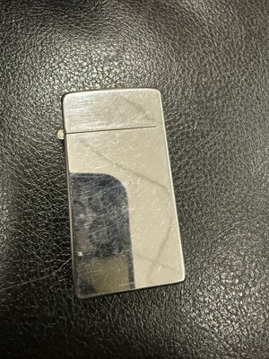 Scripto Lighter Vintage  Butane Cigarette  Silver Tone Made in USA