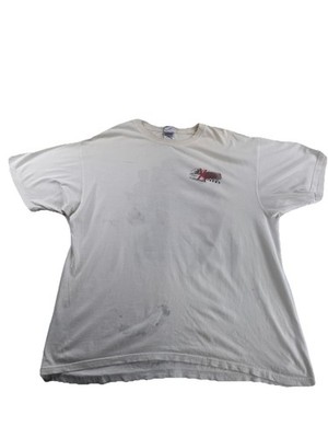 Men s Vintage Jerzees Radio Shock XTREME Fan Contest White Tee Size X