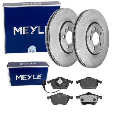 MEYLE BREMSSCHEIBEN+BELÄGE VORNE passend für VW GOLF 3 PASSAT 35i VENTO nur GT 