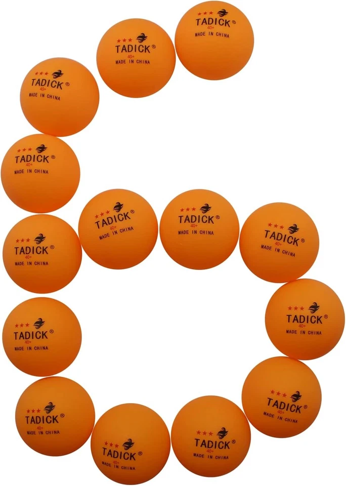 100 bolas de ping pong con caja de almacenamiento de aspecto bonito, 40 mm 40+, naranja  Foto 4 de 4