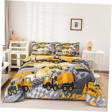 Kids Construction Comforter Set Bedding Sets for Boys Toddler Twin Multi 8012