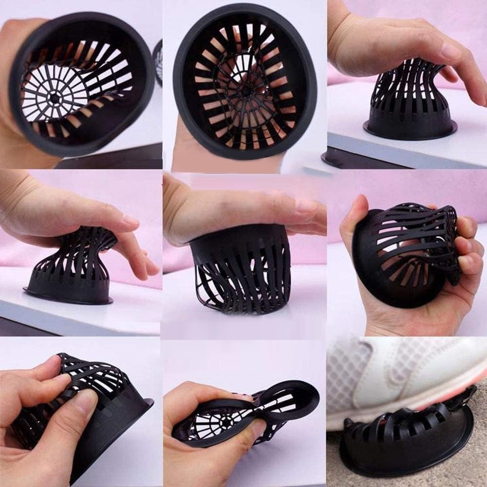 GROWNEER Net Pot for Hydroponics 100 Pcs 2 Inch Garden 2 Inches, Black 