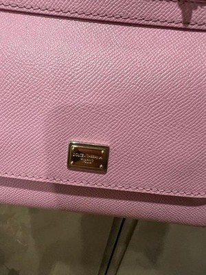 DOLCE & GABBANA D&G Sicily Logo Plate 2way Mini Bag Hand Crossbody