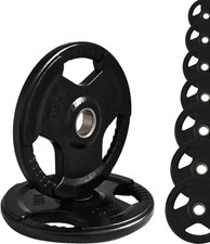 Dischi Ghisa Gommati Olimpionici Foro Ø50 Mm per Palestra E Home Gym Da 1.25 a 2