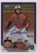 2023 Topps Chrome Update Purple Refractor 66/250 Terrin Vavra #RA-TV Auto 0q21