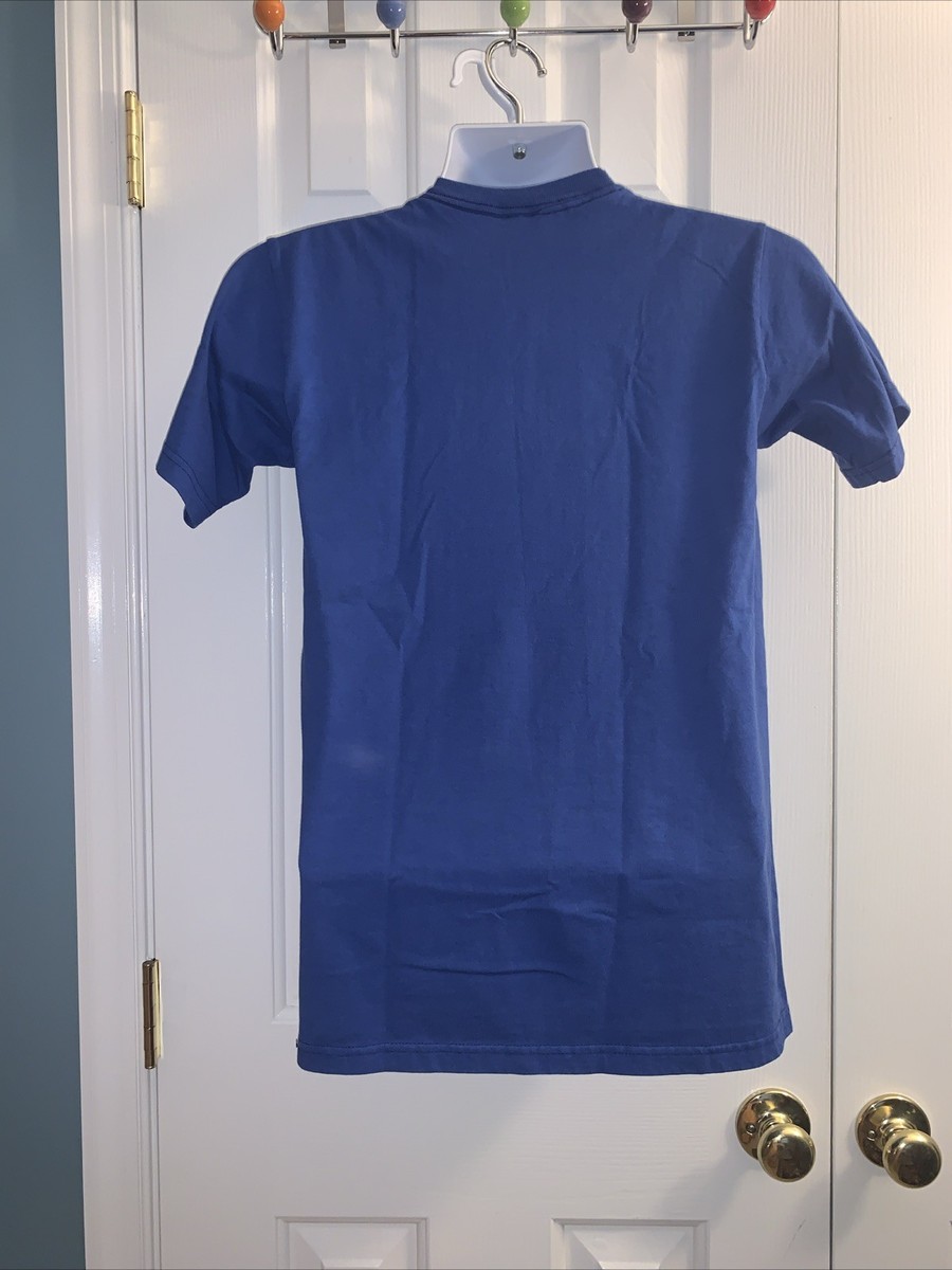 Jerzees PAL Police Athletic League Philadelphia T Shirt Royal Blue S Vintage View 4
