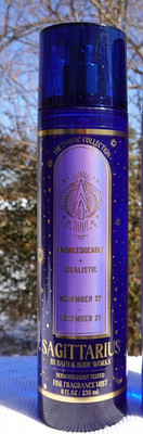 Bath & Body Works Zodiac SAGITTARIUS Fine Fragrance Mist 8oz NEW Prismatic Stars