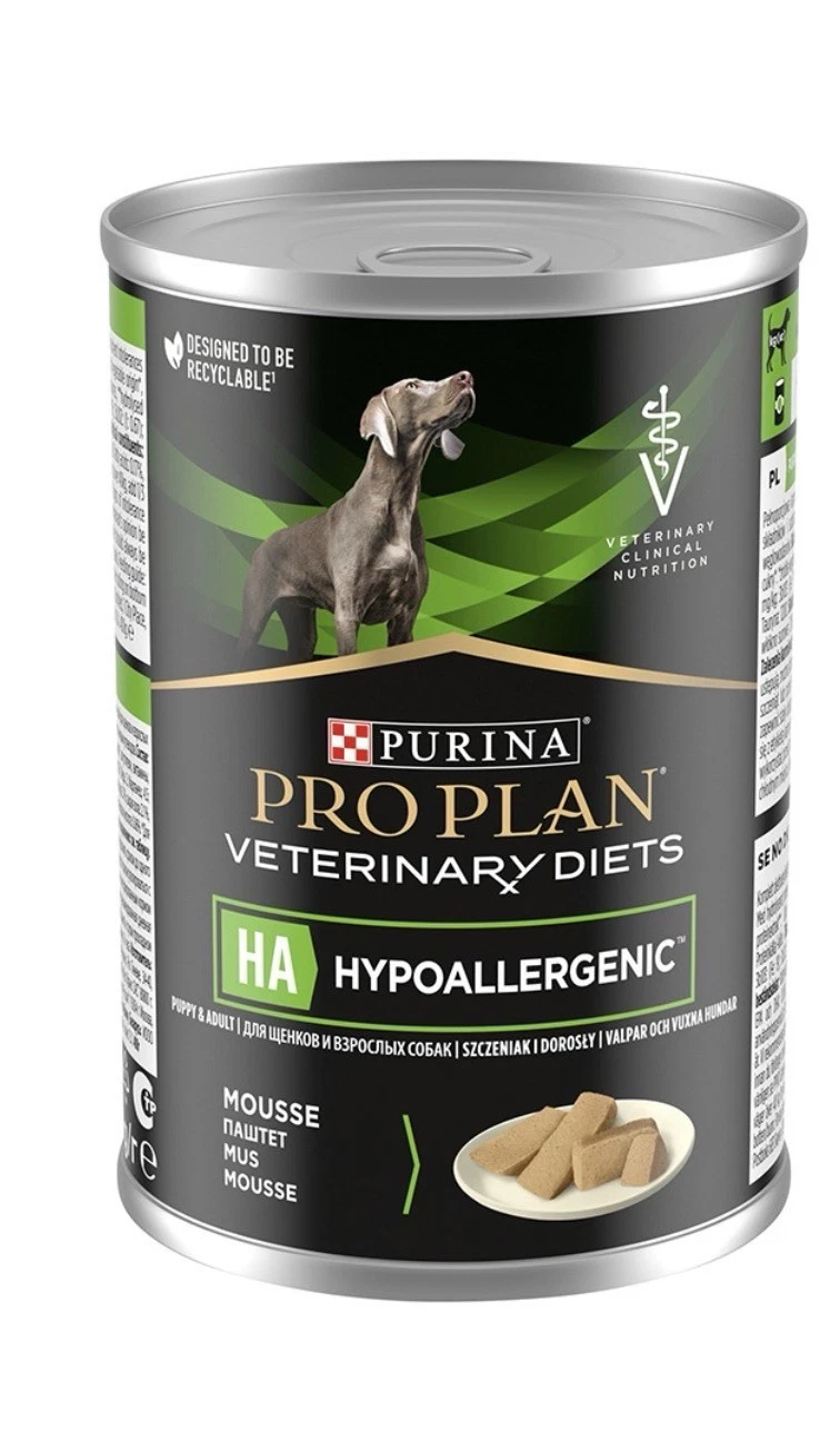 Pro Plan Veterinary Diets HA Hypoallergenic Adult Wet Dog Food 12x400g
Opens in a new window or tab