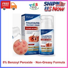 Folliculitis Treatment Cream with 5 Benzoyl Peroxide  Tea Tree Oil Fast Acting