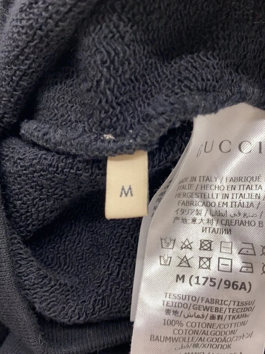 GUCCI Felpa con Cappuccio M Cotone Nero 651724 XJDCM Usata