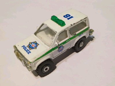 Ford Bronco II 1/64 1980's Diecast Police SUV Emergency Vehicle 3