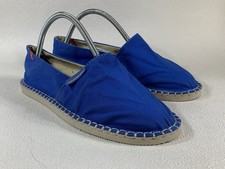 Havaianas French Blue Canvas Twill Espadrilles With Jute Trim UK 7 US 8/9 EU 41