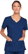 Cherokee Workwear Scrubs Women's V-Neck Scrub Top 4727
