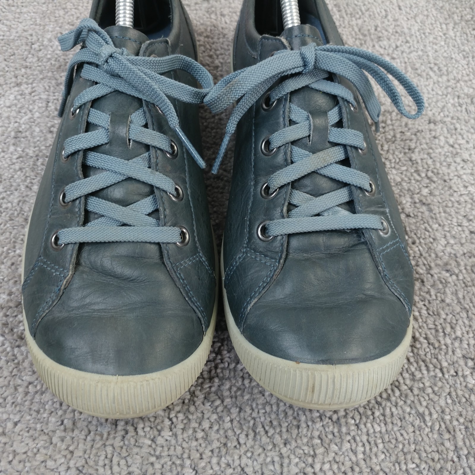 Scarpe Keen Lorelai donna taglia 8 sneakers basse stringate in pelle blu