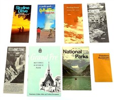 Lot of 8 Vintage Travel Brochures ~ All Natio...