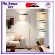 Arc Floor Lamp Dimmable LED Standing Light for Living Room with Remote Control