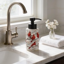 Cardinal Soap Dispenser: Stainless Steel Kitchen Bath Decor