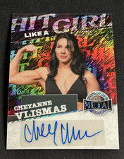 CHEYANNE VLISMAS 2025 LEAF METAL WOMEN OF SPORT PRIZM AUTO /3 HIT LIKE A GIRL 🔥