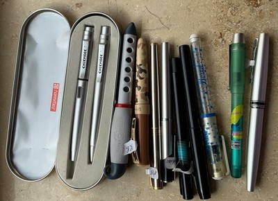 SHOPRETOURE! 10 alte Stifte, inkl. PARKER, BRUNNEN, STYPEN, ROLLY . (Lot 9)
