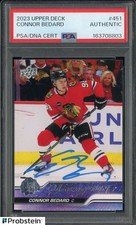 Connor Bedard Signed 2023 Upper Deck Hockey Young Guns RC Rookie PSA/DNA AUTO