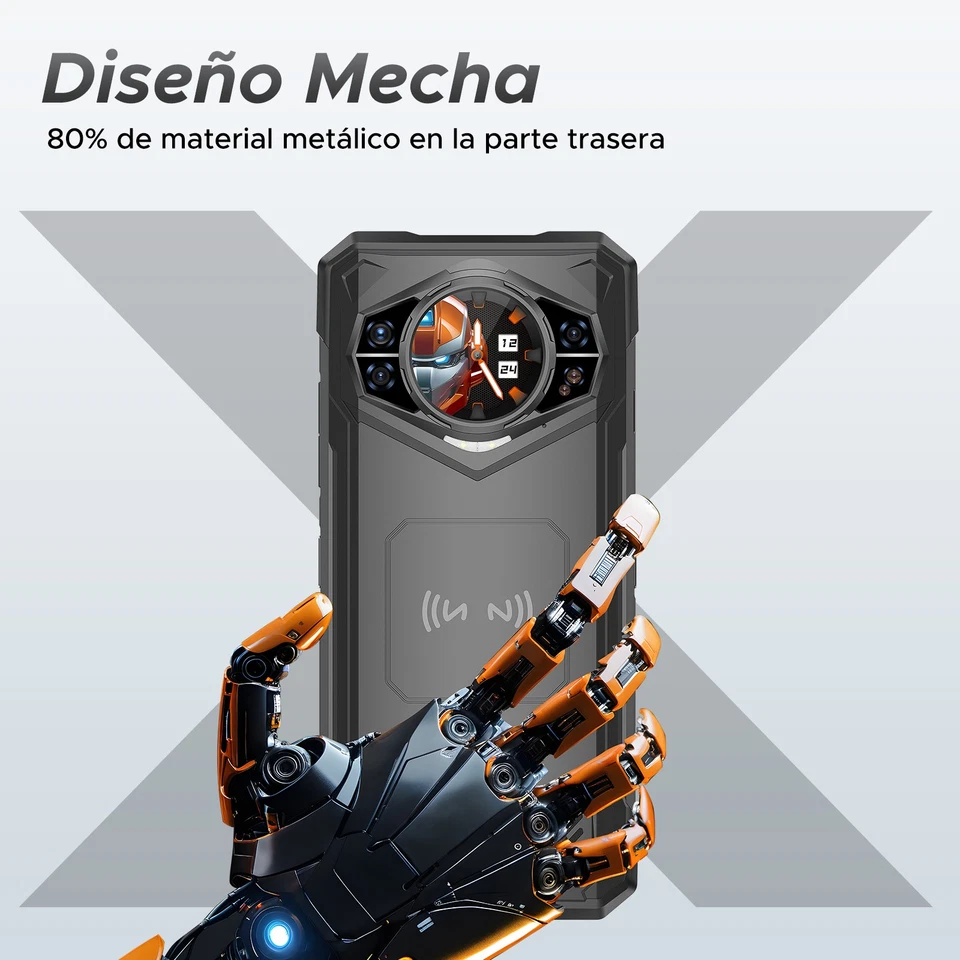 DOOGEE S200X Móvil Resistente 5G 32GB+512GB 10100mAh Movil Todoterreno Android14 - Imagen 2 de 4