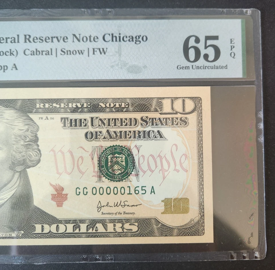 Matched $5 And $10 FRN LOW serial numbers - Image 4 of 4