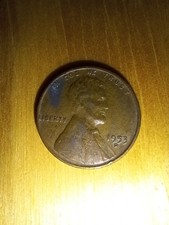 Vintage 1953-D Wheat Penny Denver Mint One Cent Lincoln United States Coin 1C