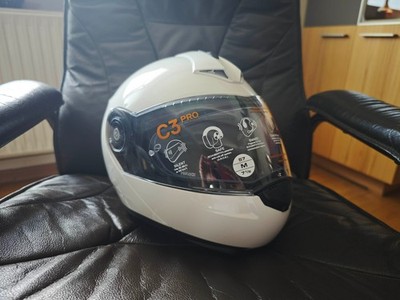 Schuberth C3 Pro weiß Gr.M Motorradhelm / Modularhelm