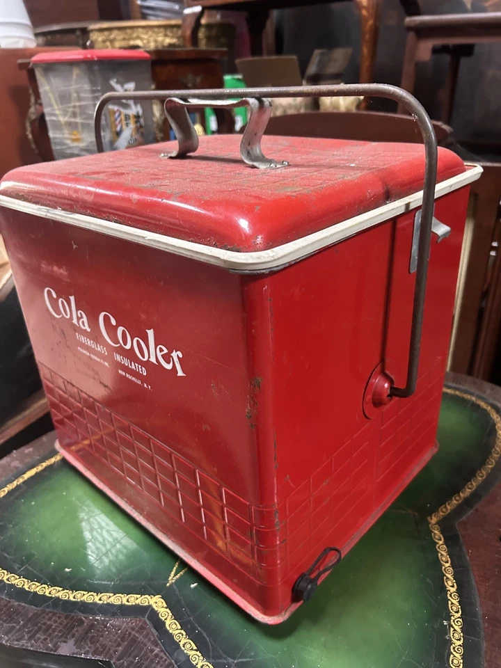 Vintage Original Coca-Cola cool box, ice box ‘Coca Cooler’ rare piece - Image 3 of 4