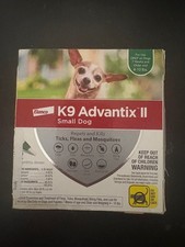  DMG BOX K9 Advantix II Flea Tick Treatment Small Dog 4-10lb 2 Doses