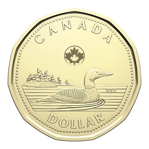 2026 Canada 1 Dollars Charles III $1 Loonie from First Strike Roll Canadian Loon