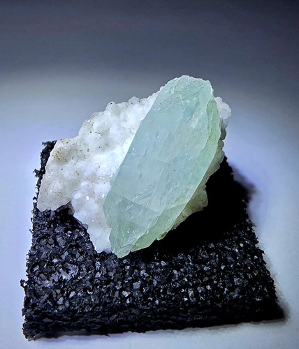 ***SWEET-Sparkling Apophyllite cristallo su Stilbite, TN miniera India*** - Foto 4 di 8