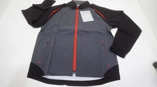 FootJoy Dryjoy Select Rain Jacket Mens Small Black/Charcoal/Red 961A 1201471 New