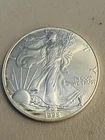 1998 American Silver Eagle Uncirculated Bullion $1 Coin. Has Spots