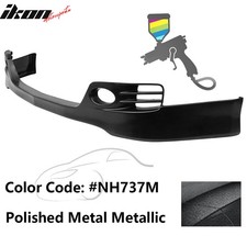 For 06-08 Acura Tsx Front Bumper Lip Euro-r Style Spoiler Nh737m Metal Splitter