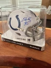 Edgerrin James Autographed Indianapolis Colts TB Mini Helmet HOF Beckett W 54759
