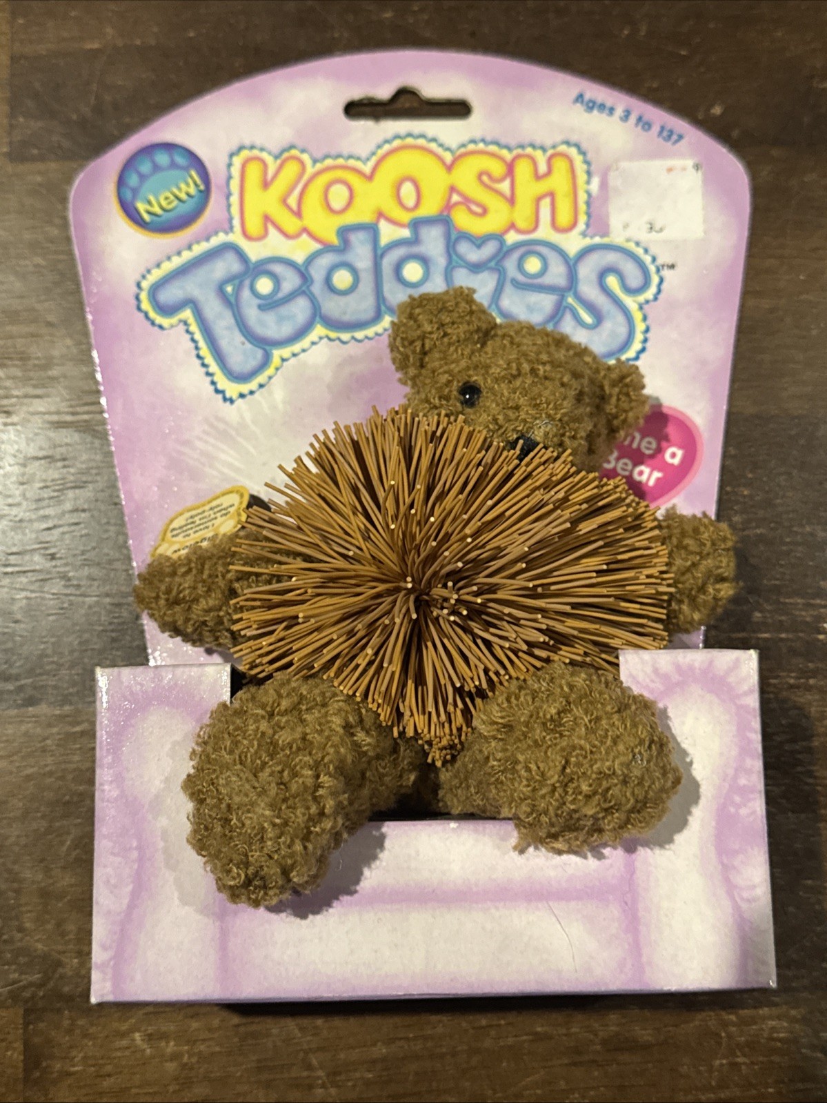 1999 Koosh Teddies Teddy Bear by OddzOn Truffles NOS Bigelow